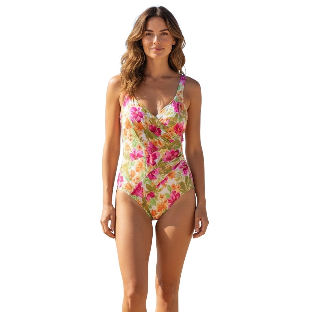 Miraclesuit One Piece Floral Swimsuit size 16